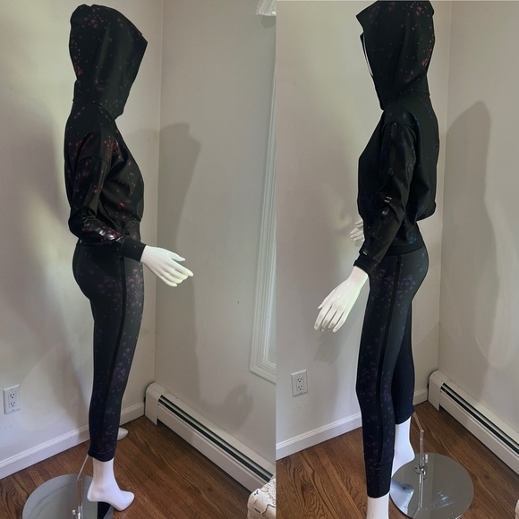 Ultracor Serendipity Pink Patent Cropped Hoodie and Sprinter High Leggin… - Picture 3 of 15